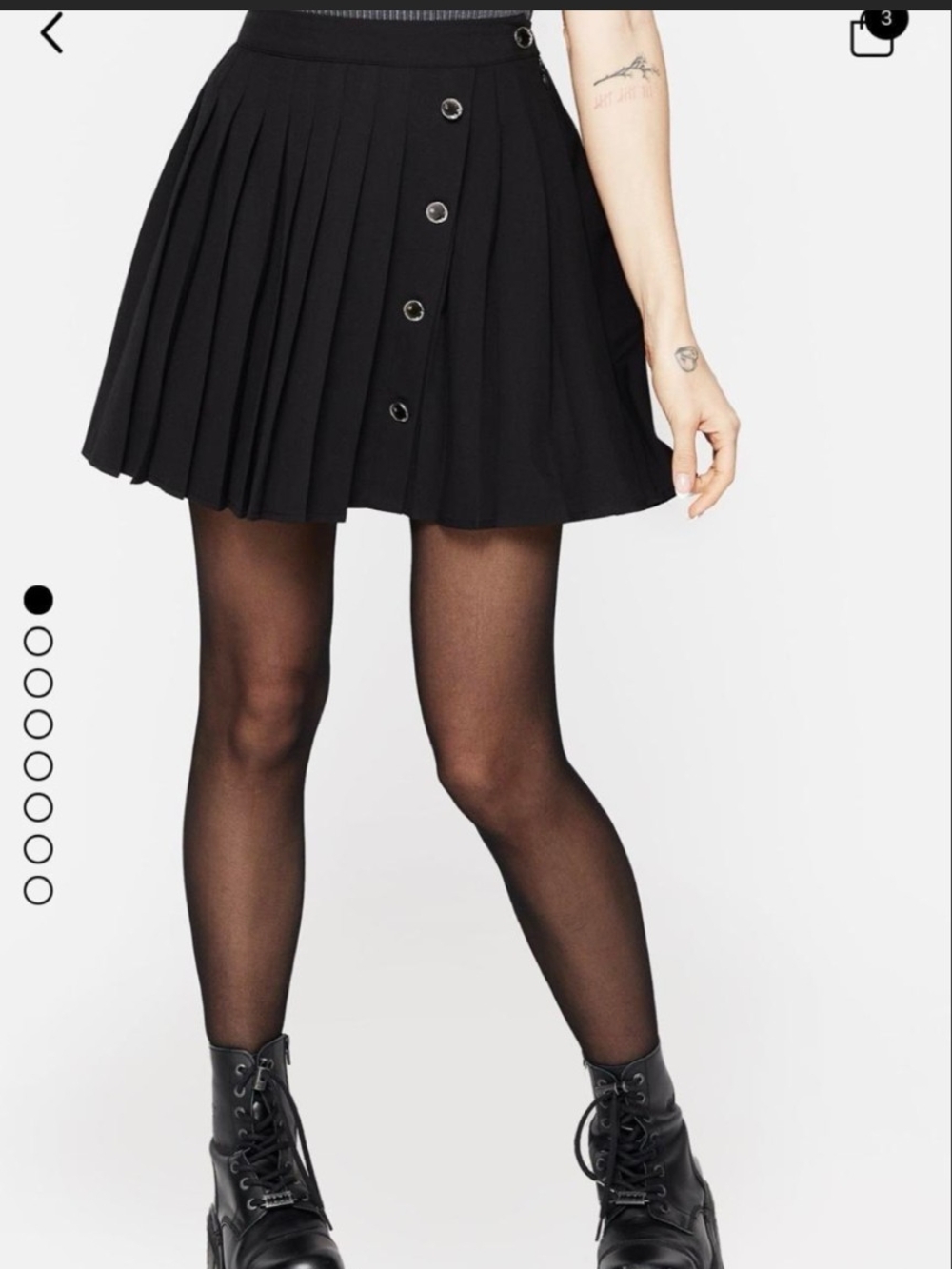 disturbia moonage mini skirt